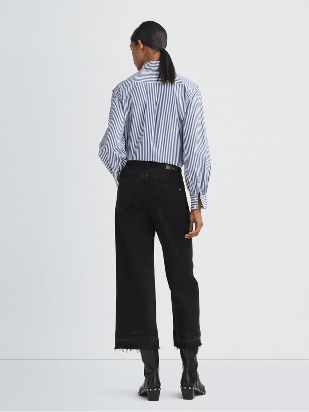 Rag & Bone Andi Wide Leg in Dahlia - Picture 5 of 8